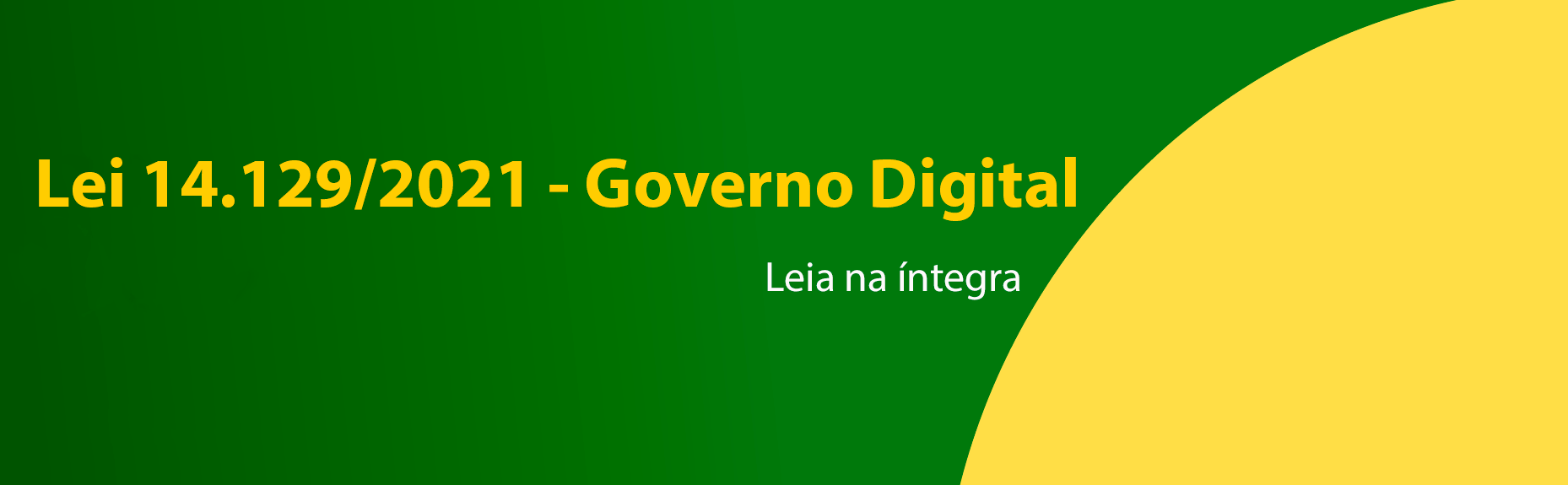 Lei 14.129/2021 - Governo Digital